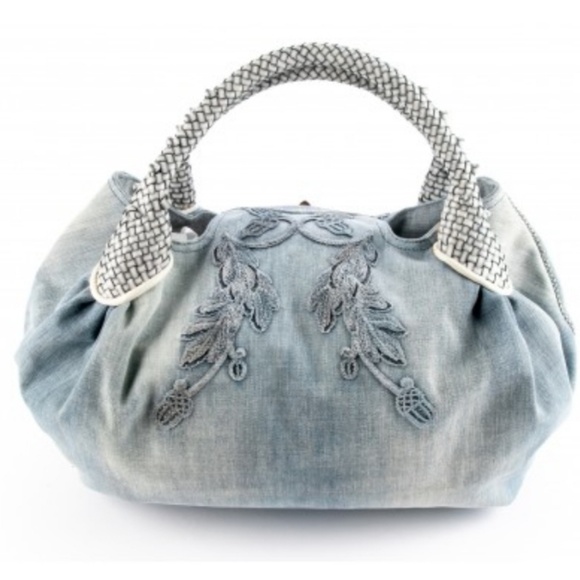 Fendi Denim Spy Bag (Unused) with Crystals - Picture 2 of 6